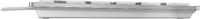 Cherry KC 6000 Slim Toetsenbord USB AZERTY Belgisch Zilver, Wit