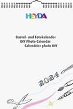 Heyda Knutselkalender 2024 1 vel = 1 maand A4 voorblad: wit, maandbladen: wit