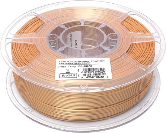 eSun ePLA-Silk Magic - 1.75mm - Goud zilver - 1kg/roll