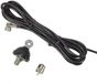 PNI FC27 RG58 + PL259-connector Câble 4 m Noir