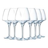 Chef et Sommelier Open Up Collectie, 6 wijnglazen van 32 cl van kristal, transparant