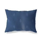 BonaMaison Blauw Decoratieve Kussensloop, Kussenhoezen Bank, Decoratieve Kussenhoesjes, Kussensloop; Sofa, Slaapkamer, Kantoor, Auto 45x60 Cm - Ontworpen en vervaardigd in Turkije