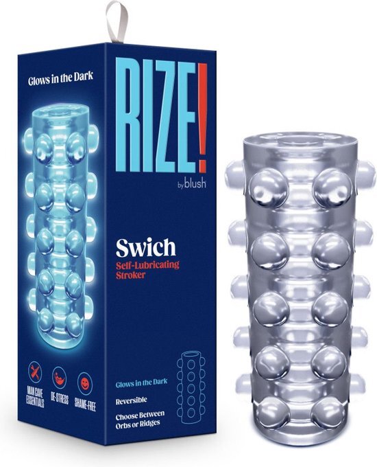 Rize - Swich Glow in the Dark Masturbator - Transparant