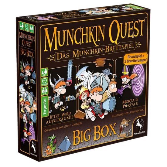 Pegasus Spiele Munchkin Quest: Das Brettspiel, 2. Edition