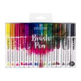 Ecoline Brush Pen Set van 15 - Basiskleuren