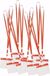Merkloos Badgehouders/naamkaarthouders - 10x - met rood keycord/lanyard - plastic