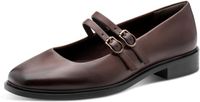 Tamaris leren ballerina 1-22131-45-342 dames damesschoenen bruin