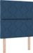 vidaXL Hoofdbord Blauw 80 cm Stof