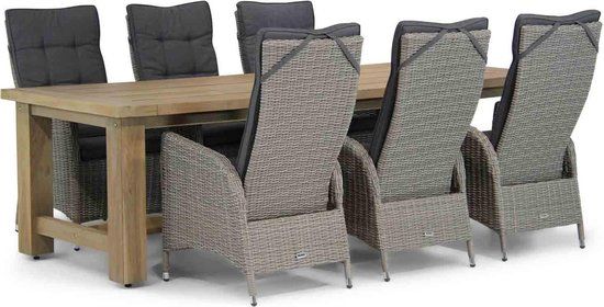 Garden Collections Lincoln/Fourmile 260 cm dining tuinset 7-delig