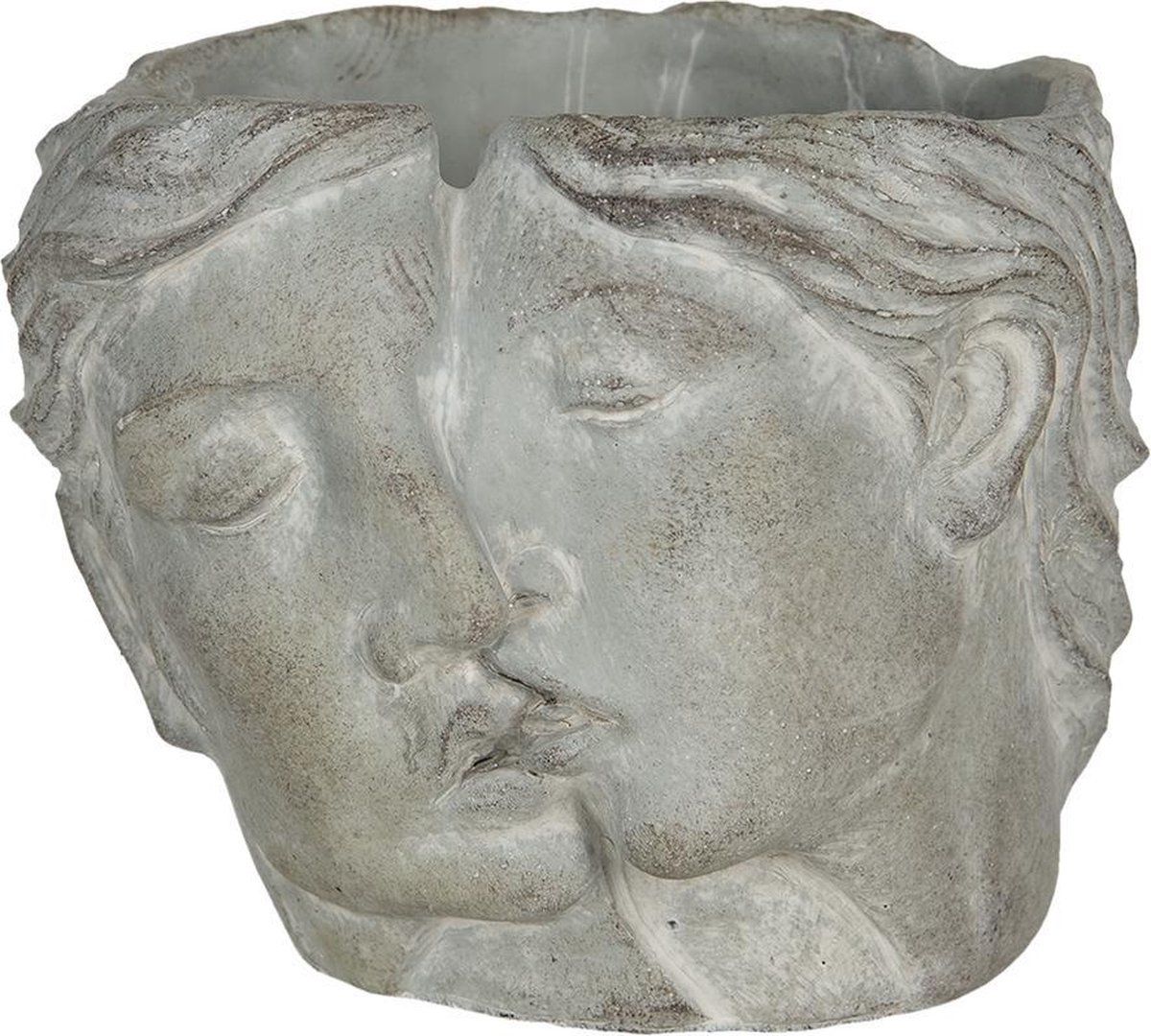Clayre & Eef Bloempot 16x14x13 cm Grijs | Plantenpot | 8717459769021