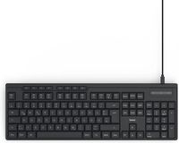 Hama CK-200 Toetsenbord Thuis/Werk USB QWERTZ Duits Zwart
