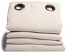 Moondream DecibelControl™ 3in1 Anti-Ruisgordijn | Geluidsisolatie | Thermo Winter+Zomer | 100% Verduisterend | Gepatenteerde Technologie | EU-fabricaat | Oogjes | Beige MC634 | 140B x 260L cm
