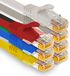 1aTTack.de 7x 2m CAT7 Ethernet LAN-netwerkkabel RJ45 - Color 3