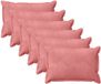 vidaXL Kussensloop 6 stuks Roze 50 x 70 cm Katoensatijn