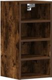 vidaXL Bovenkast Riga 30x29,5x60 cm bewerkt hout gerookt eikenkleurig