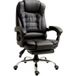 RMF Chaise de bureau ergonomique inclinable avec repose-pieds