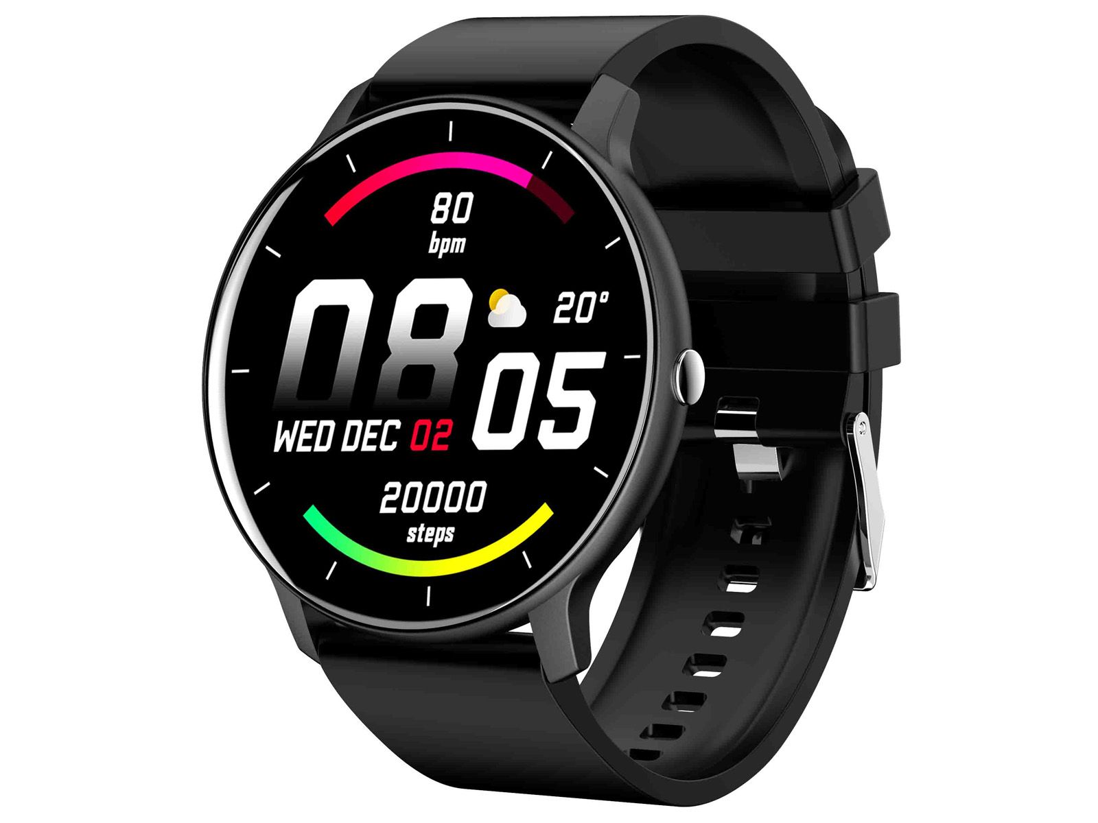 Trevi 0TF220P00 Smartwatch - 1.28" TFT Display - Zwart