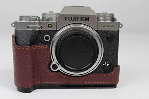 Zakao X-T4 cameratas - Echt leer - Koffiebruin