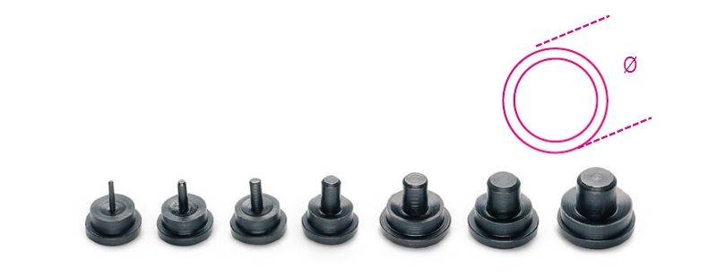 Beta Stempels voor felsapparaat model 350 351P 10