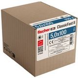 Fischer 573068 Spaanplaatschroef 100 mm TX 100 Stück
