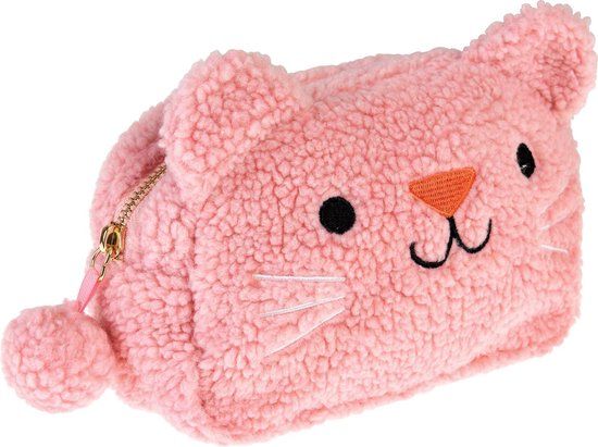 Rex London Make-up tasje Cookie the Cat - Roze