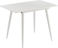 Vicco Eettafel Beaver, Wit, 80-110 x 70 cm Uitschuifbaar