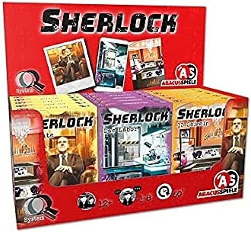 Abacusspiele ABA47211 Sherlock Display 4 (15 stuks)