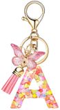 Merkloos / Sans marque Dailygoody - Letter A sleutelhanger
