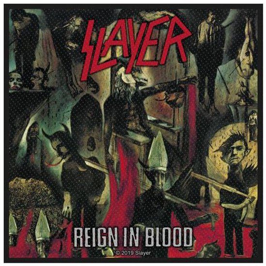 Slayer Reign In Blood Unisex Patch - meerkleurig