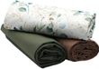 VmG-Store Tissu en coton pour couture, 1,5 m, eucalyptus blanc, 100% coton