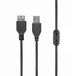 Delock USB-A verlengkabel | ferrietkern | USB2.0 | 10W | zwart | 1,5 meter