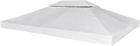 vidaXL - Vervangend tentdoek prieel 310 g/m² 3x4 m crèmewit