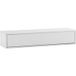 Vs Venta-stock Table Console Flottante Auri 2 Tiroirs Mélamine Blanche 100 Cm X 30 Cm X 20 Cm Design Suspendu Pour Entrée Moderne