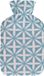 Ger Import Water kruik met fleece hoes lichtblauwe/witte sterren print 1,7 liter