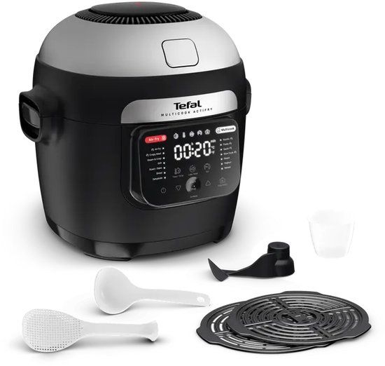 Tefal Multicook Actifry MY741C Zelfroerende Multicooker en Air Fryer