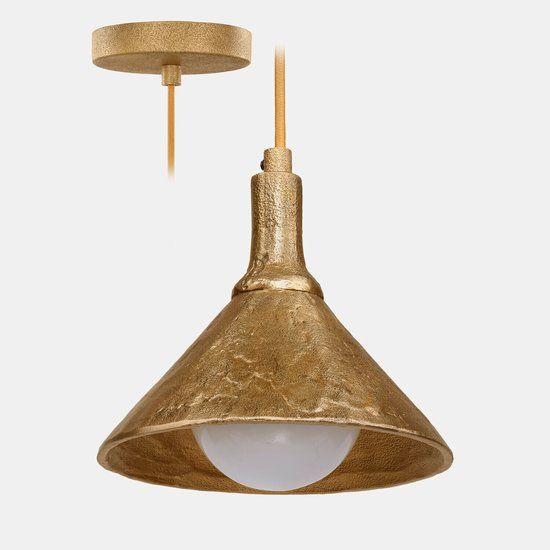 LOBERON Hanglamp Quenlivre antiekmessing
