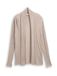 TOM TAILOR Cardigan gebreide jas voor dames, 38330 - Soft Taupe Melange, XL
