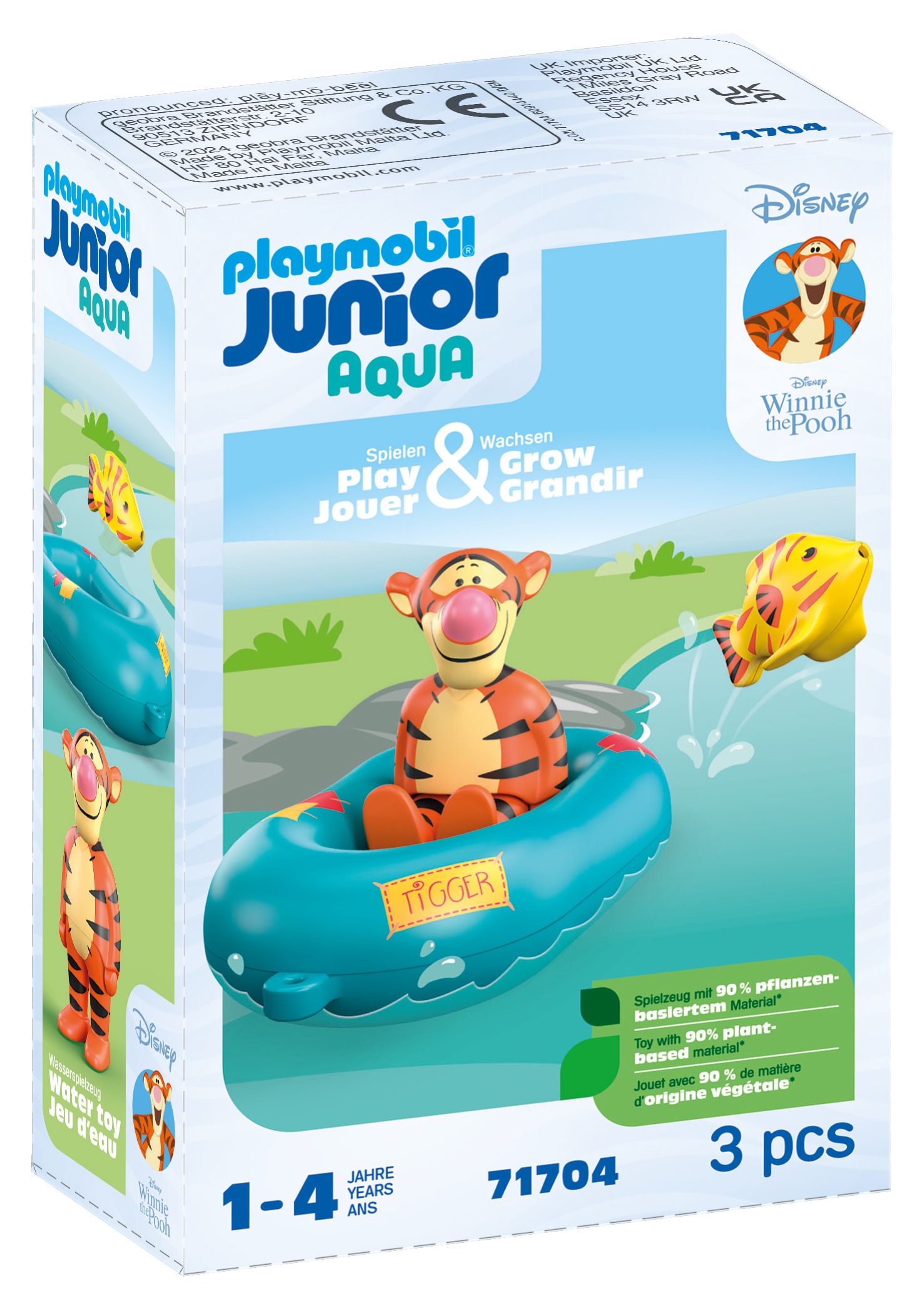 PLAYMOBIL Junior & Disney: Teigetjes opblaasbare boottocht - 71704