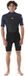 Rip Curl Omega Classic 2 Mm Spring Shorty à manches courtes et zip dorsal noir S homme