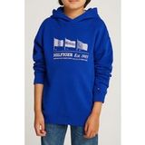 Tommy Hilfiger Sweat à capuche pour garçon Waving Flag Wedge Bleu Taille : 4Y