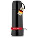 Helios Elegance Isoleerfles Zwart 0.75 Liter