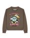 Watapparel Sweatshirt ' Support Local ' bruin / gemengde kleuren
