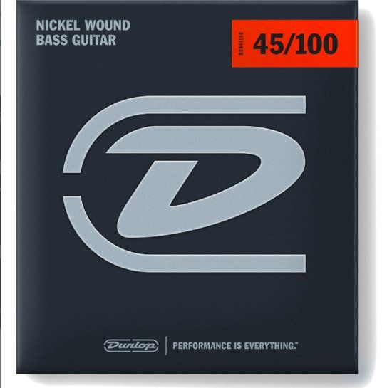 Dunlop DBN45100 - Basgitaarsnaren - Nickel Round Wound - 4-snarig