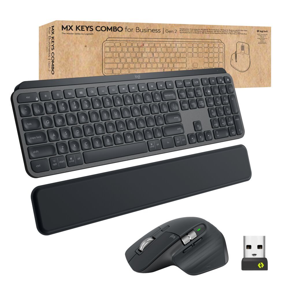 Logitech MX Keys Combo for Business Gen 2 - AZERTY Frans - Grafiet