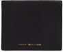 Tommy Hilfiger Portemonnee 'SEASONAL' Leer Unisex Zwart