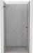 Mexen Lunar-B porte de douche pivotante gauche 85 cm, transparent, or rose