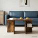 Maison Exclusive - Table basse, chêne fumé, 87 x 50 x 45 cm, fibre de bois