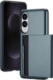imoshion Hoesje met Pasjeshouder - Geschikt voor Samsung Galaxy S25 Edge - Donkerblauw
