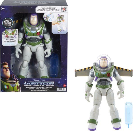 Disney Pixar Buzz Lightyear - Franstalig Speelfiguur