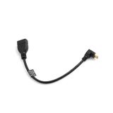SYSTEM-S 53940095 HDMI kabel 0,22 m HDMI Type C (Mini) naar HDMI Type A (Standaard) Zwart